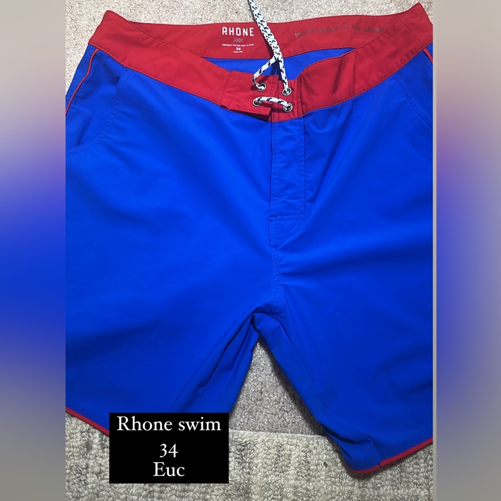 Rhone swim/workout hybrid shorts size 34